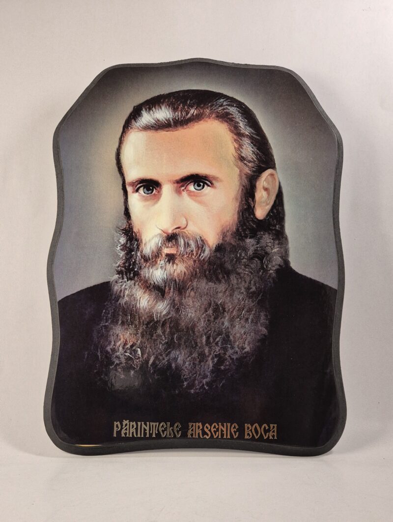 ICOANĂ LITOGRAFIATĂ PE MDF - DECUPATĂ - PĂRINTELE ARSENIE BOCA  - 28X38 CM