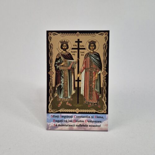 MAGNET - SFINTII IMPARATI CONSTANTIN SI ELENA - 8X5 CM