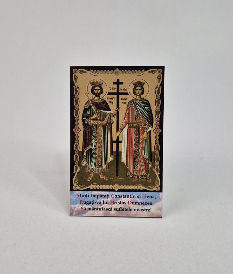 MAGNET - SFINTII IMPARATI CONSTANTIN SI ELENA - 8X5 CM