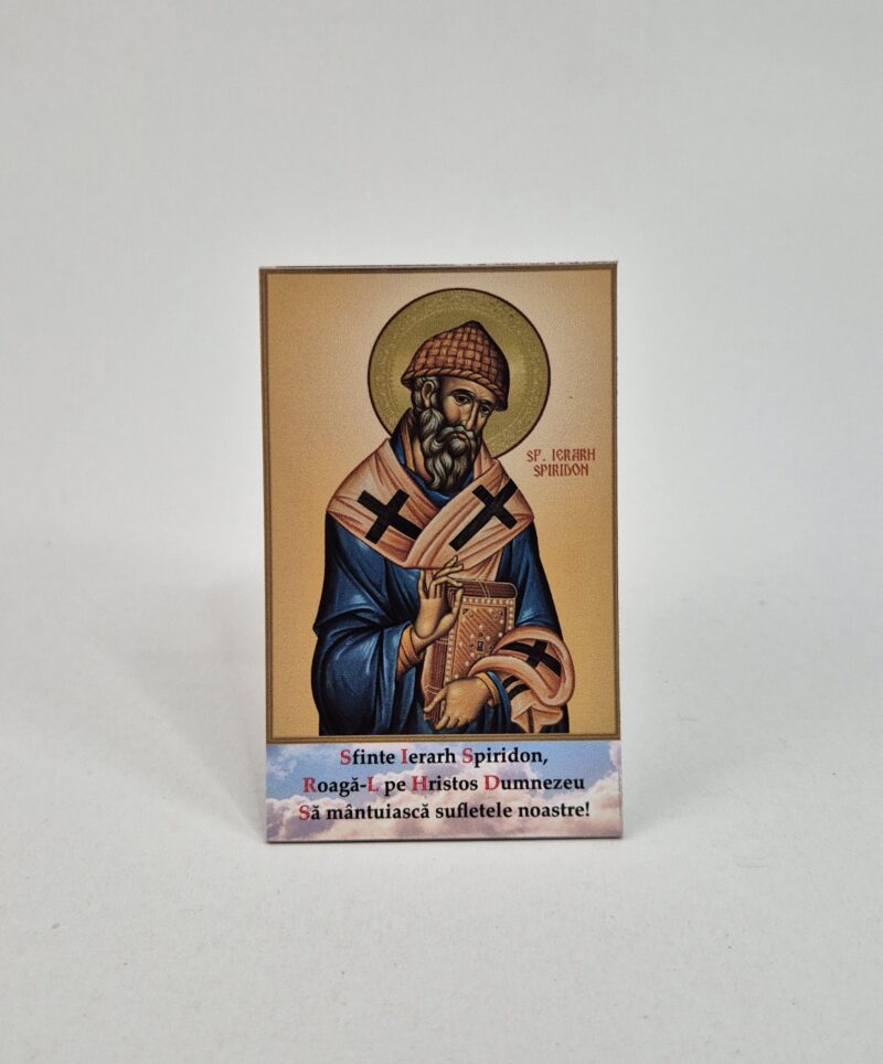 MAGNET - SFANTUL IERARH SPIRIDON - 8X5 CM