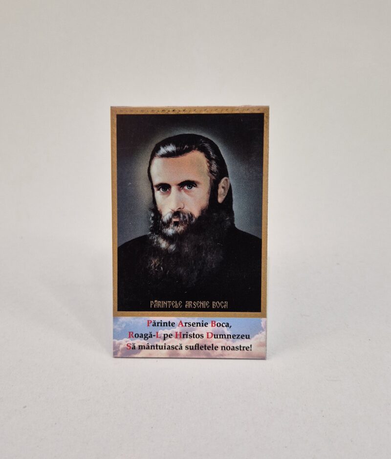 MAGNET - SFANTUL CUVIOS MARTURISITOR ARSENIE DE LA PRISLOP - 8X5 CM